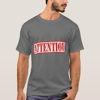 T-shirt Attention amis