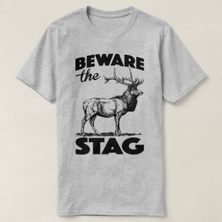 T-shirt Attention Au Stag Party Do Weekend Bachelor Funny 