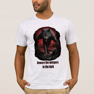 T-shirt Attention aux chuchotements dans le noir