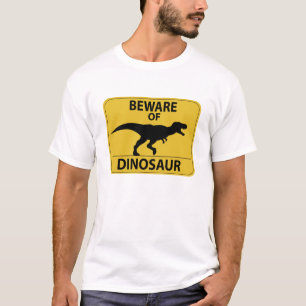 T-shirt Attention aux dinosaures