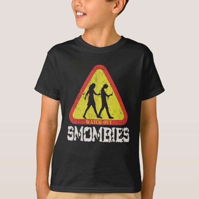 T-shirt Attention aux mombies (Devant)