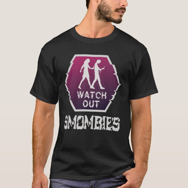 T-shirt Attention aux mombies (Devant)