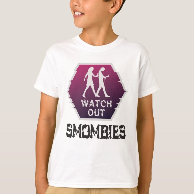 T-shirt Attention aux mombies (Devant)