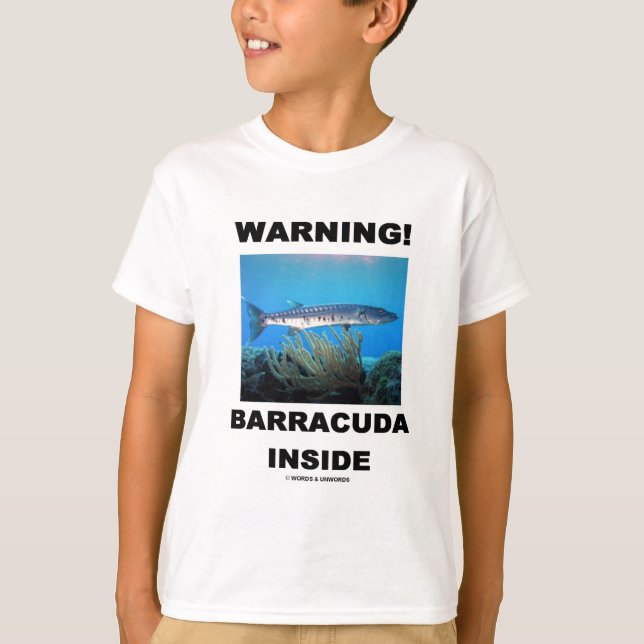 T-shirt Attention! Barracuda (Devant)