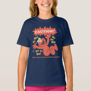 T-shirt Attention Elmo qui rit à l'approche