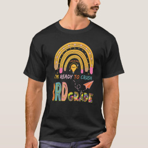 T-shirt Attention ici je viens je suis prêt à écraser troi