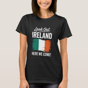 T-shirt Attention l'Irlande, nous voilà en vacances en fam