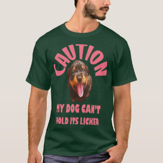 T-shirt Attention Mon Chien Ne Peut Pas Tenir Sa Tasse De 