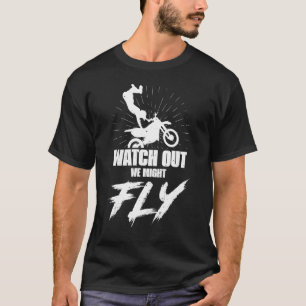T-shirt Attention Nous pourrions voler Big Air Motocross O