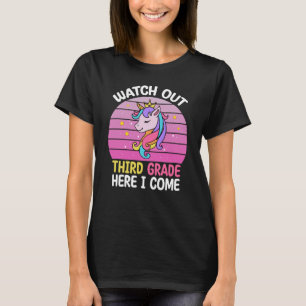 T-shirt Attention troisième année me voilà