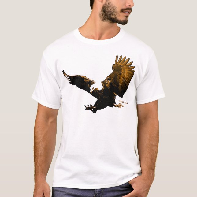 T-shirt Atterrissage d'aigle (Devant)