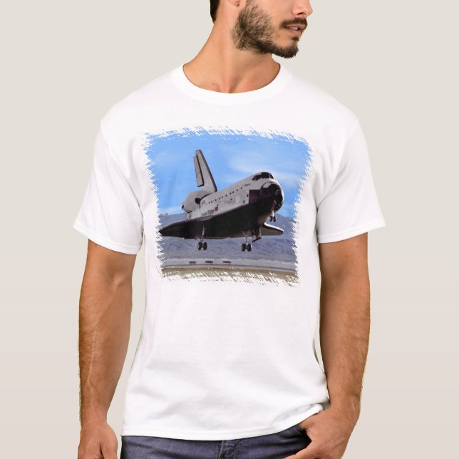 T-shirt Atterrissage de la navette spatiale Atlantis de la (Devant)