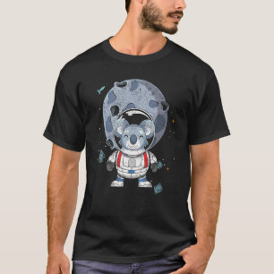 T-shirt Atterrissage de lune spatiale Cute Aussie Animal A