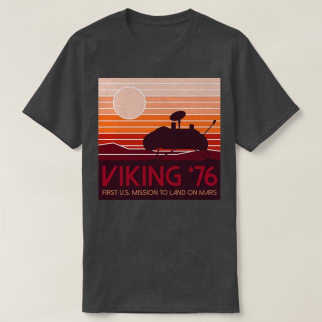 T-shirt Atterrissage de Mars 20 juil 1976 Viking lander pl (Design devant)
