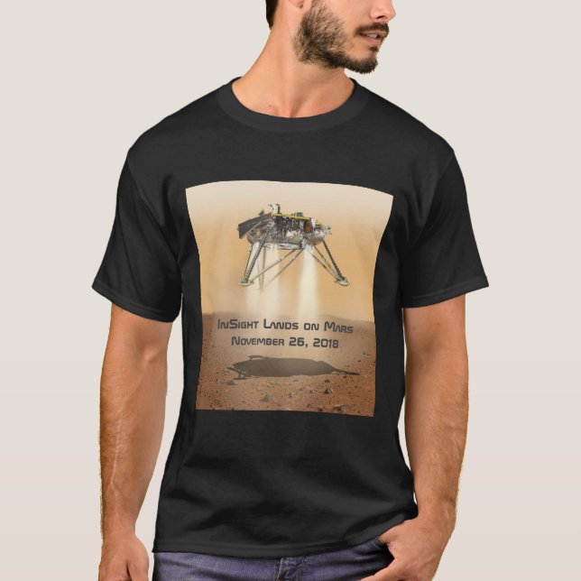 T-shirt Atterrissage en vue sur Mars (Devant)