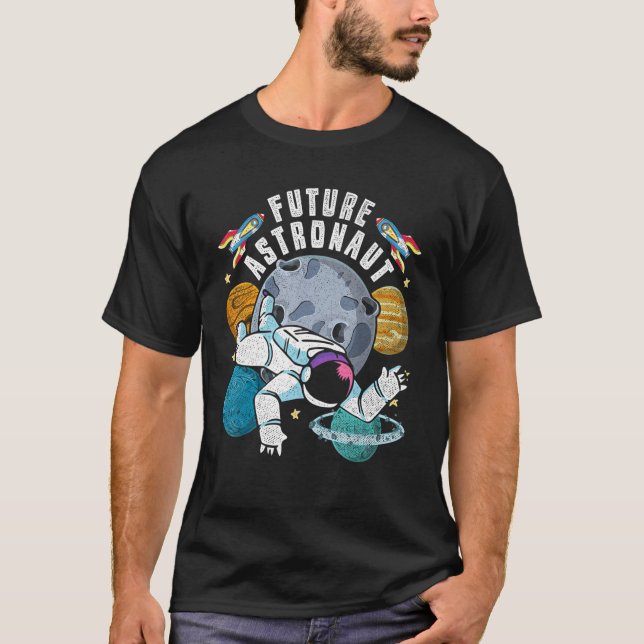 T-shirt Atterrissage Lunaire Planète Science de l'Espace A (Devant)