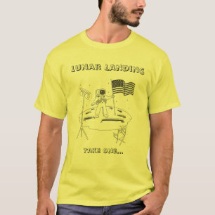 T-shirt Atterrissage lunaire - prenez un