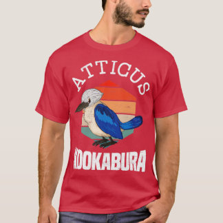 T-shirt Atticus Kookaburra Bird Aile-de-pêche Kingfisher