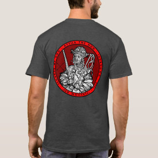 T-shirt Attila la chemise de joint de portrait d'hun