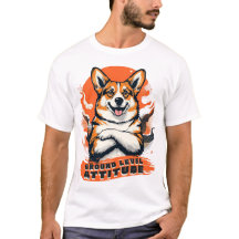 Attitude au Niveau du Sol - Corgi Drôle