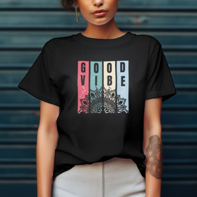 T-shirt Attitude Bonne Vibration (Créateur téléchargé)