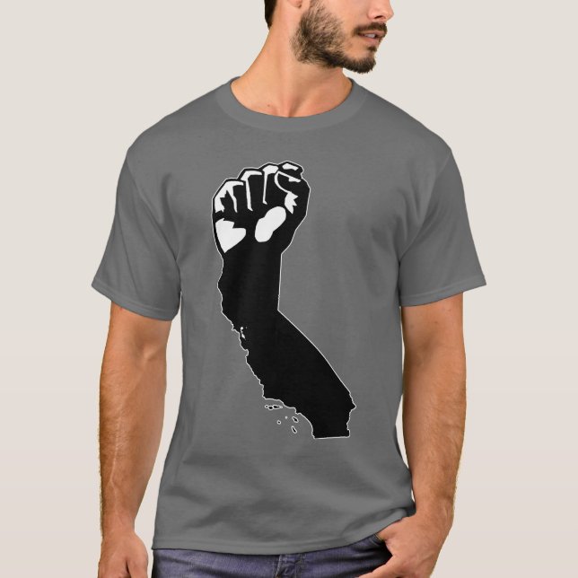 T-shirt Attitude de la Californie et fier (Devant)