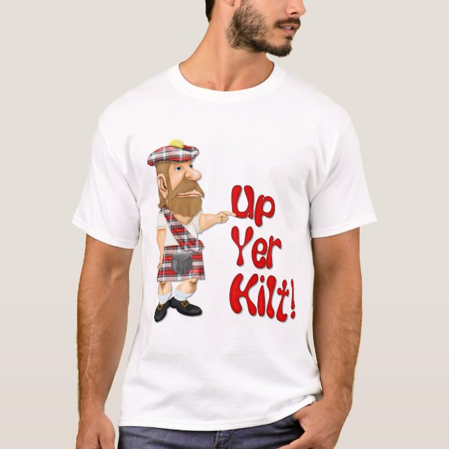 T-shirt Attitude écossaise (Devant)