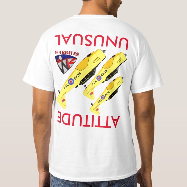 T-shirt Attitude peu commune T-6, Harvard de Warkites (Dos)