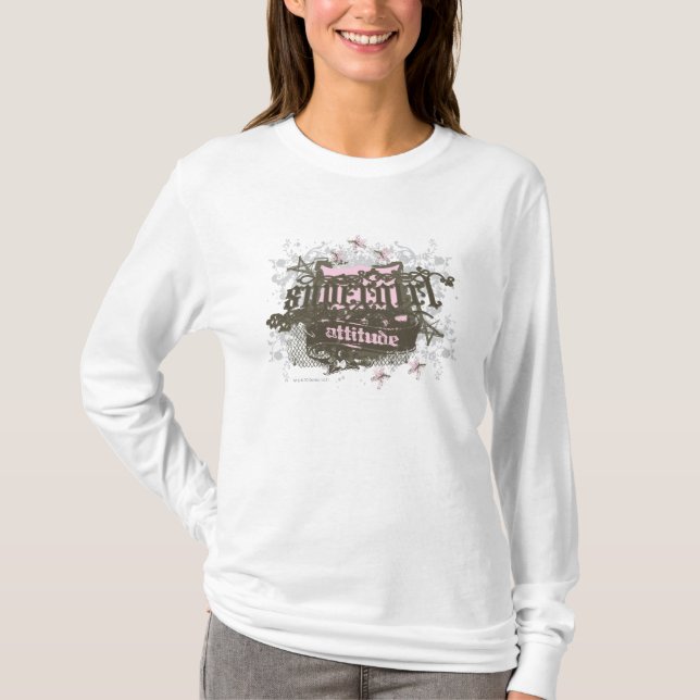 T-shirt Attitude supergirl (Devant)