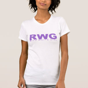 T-shirt Attitudes - "fille blanche riche "