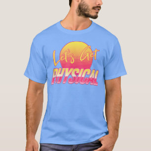 T-shirt Attractions Physiques Salle De Sport Tee 80'S Retr