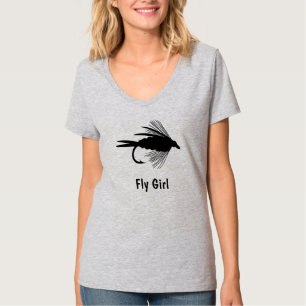 T-shirt Attrait de pêche de mouche à personnaliser