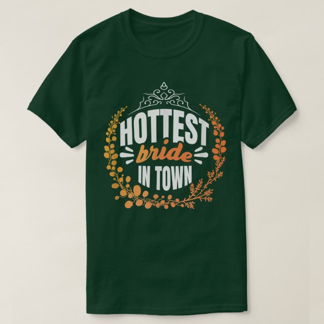 T-shirt Attrait Joyeux De La Mariée Joyeuse Dire  (Design devant)