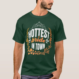 T-shirt Attrait Joyeux De La Mariée Joyeuse Dire 