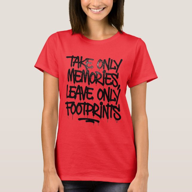T-shirt Attrape les vols, pas les sentiments Citation graf (Devant)