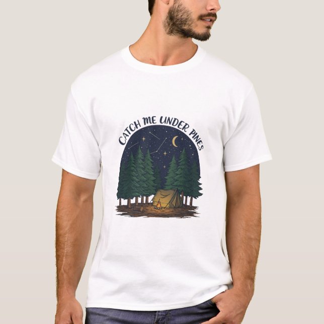 T-shirt attrape-moi sous les pins (Devant)