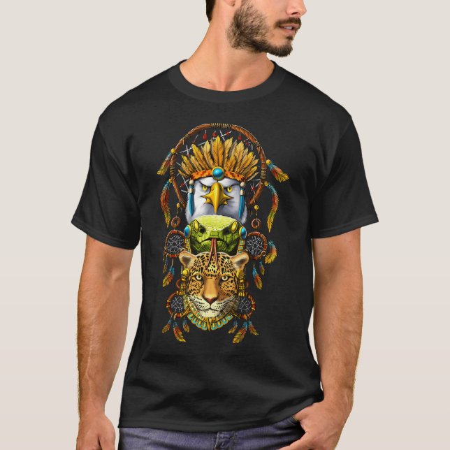 T-shirt Attrape-rêves aztèque (Devant)