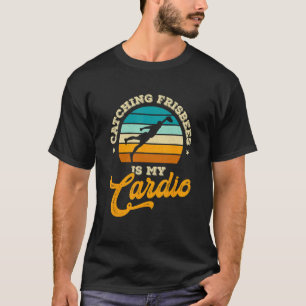 T-shirt Attraper des Frisbees est mon Cardio Ultimate Fris
