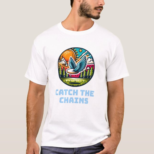 T-shirt Attraper les chaînes (Devant)