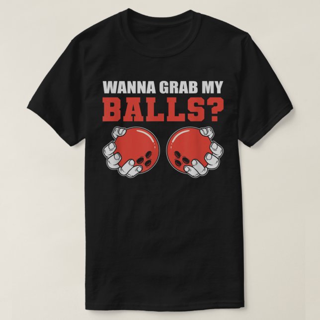 T-shirt Attraper mes boules Personne compétitive (Design devant)