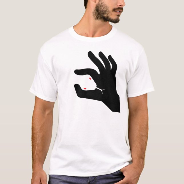 T-shirt Attraper un collation : Main et traitement (Devant)