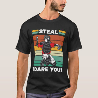 T-shirt Attrapeur de baseball Je vous oserai voler Joueur