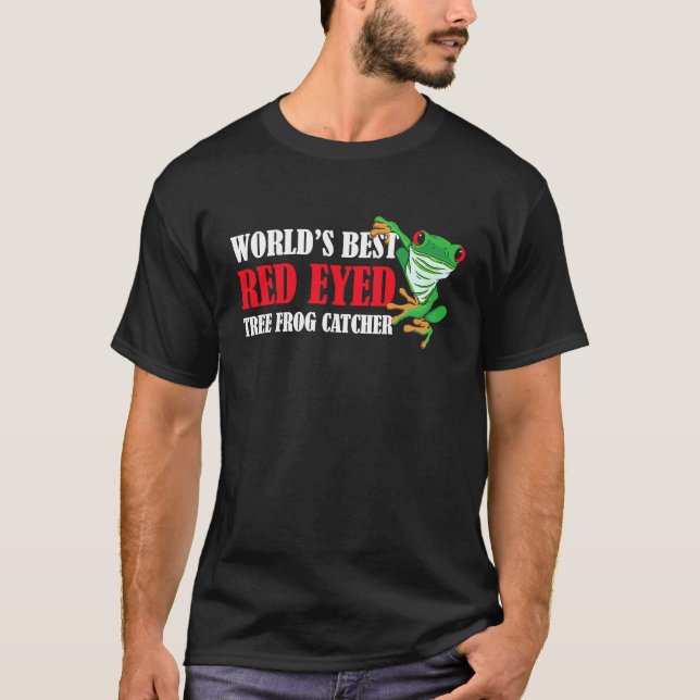 T-shirt Attrapeur de grenouille arboricole à yeux rouges (Devant)