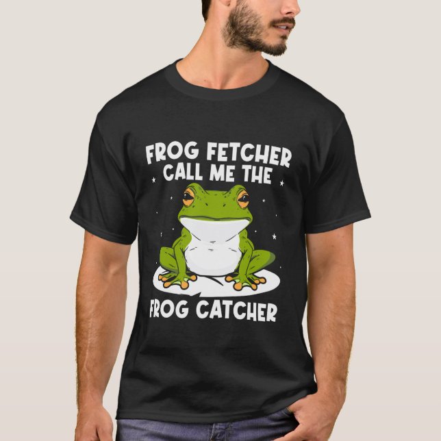 T-shirt Attrapeur de grenouille Grenouille attrapeur Appel (Devant)
