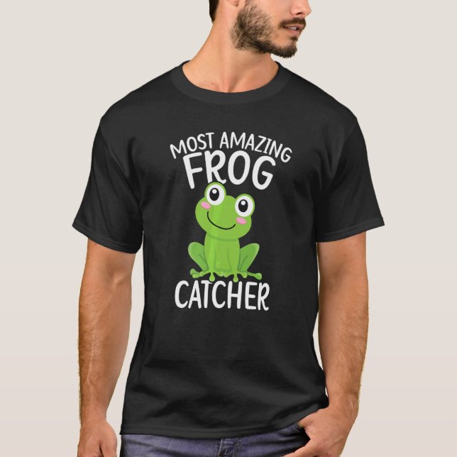 T-shirt Attrapeur de grenouilles Froggy Crapaud Têtard Amp (Devant)