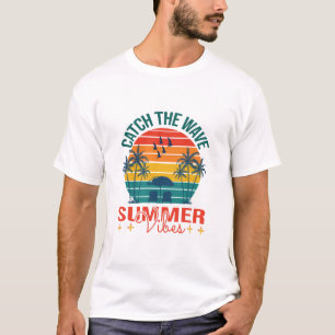 T-shirt Attrapez la vague d'été