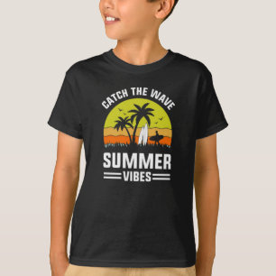 T-shirt Attrapez la vague Vibes d'été-64193