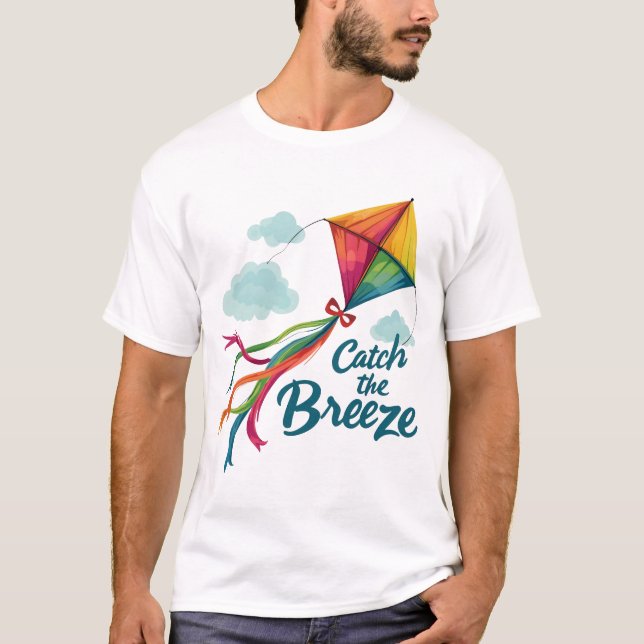 T-shirt Attrapez Le Cerf-volant Breeze (Devant)