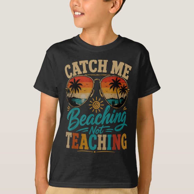 T-shirt Attrapez Moi en Train de Faire la Plage Pas d'Ense (Devant)