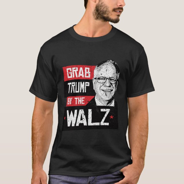 T-shirt Attrapez Trump par la WALZ (Devant)